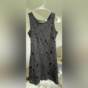 black japna mini dress size small